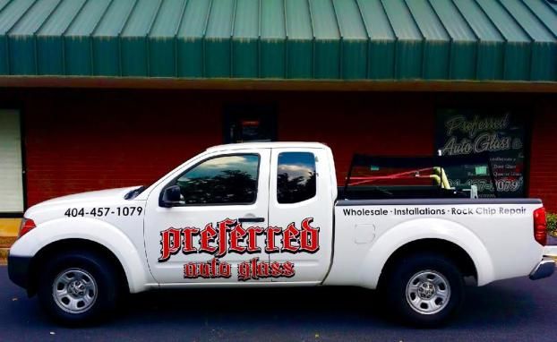 Service vehicle for Preferred Auto Glass LLC
